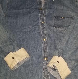 Old navy denim shirt 100% cotton